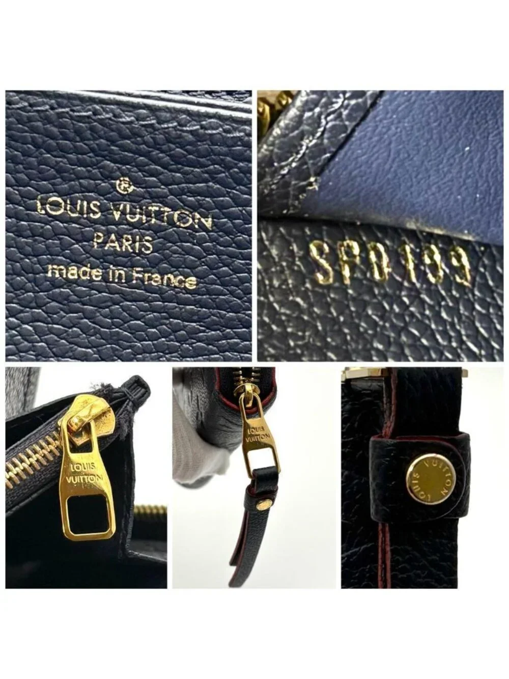 Louis Vuitton Zippy Wallet Marine Rouge Monogram